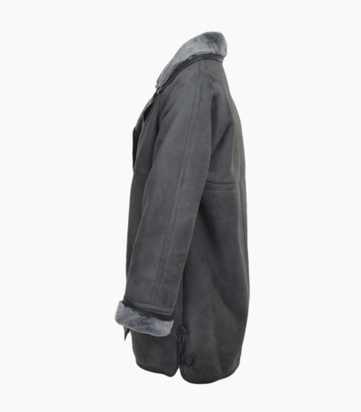 Women's Sheepskin Coat Gray Seymour