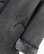 Women's Sheepskin Coat Gray Seymour