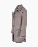 Women's Sheepskin Coat Mid Grey Seymour