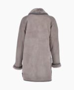 Women's Sheepskin Coat Mid Grey Seymour