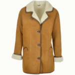 Women's Sheepskin Coat Tan Seymour