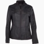 Women's Leather Jacket Black Ocala