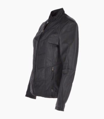 Women's Leather Jacket Black Ocala