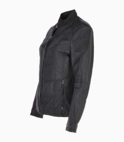 Women's Leather Jacket Black Ocala