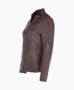 Women's Leather Jacket Brown Ocala