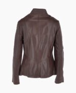 Women's Leather Jacket Brown Ocala