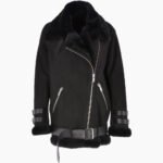 Women's Sheepskin Jacket Black Fargo