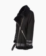 Women's Sheepskin Jacket Black Fargo