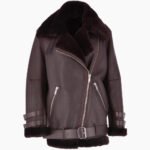 Sheepskin Jacket Claret Fargo
