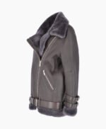 Women's Sheepskin Jacket Gray Fargo