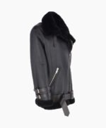 Women's Sheepskin Jacket Mid Black Fargo