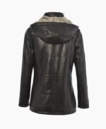 Women's Leather Jacket Black Quincy