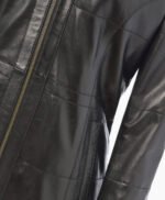 Women's Leather Jacket Black Quincy