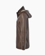 Women's Leather Jacket Brown Quincy