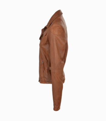 Women's Leather Jacket Tan Windsor