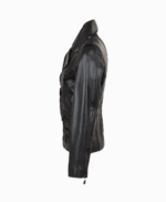 Women's Leather Jacket Black Muncie