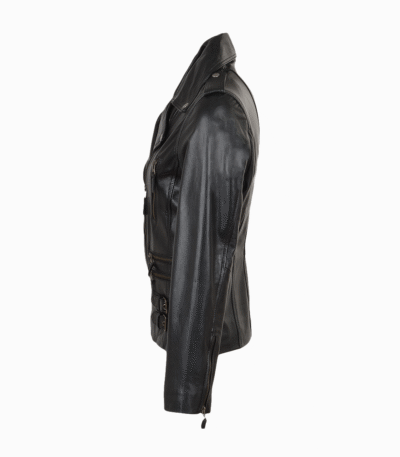 Women's Leather Jacket Black Muncie
