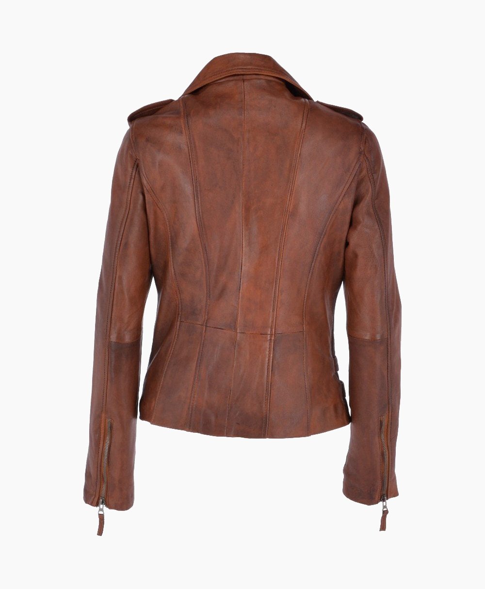 Women's Leather Jacket Tan Muncie Women's Leather Jacket Tan Muncie