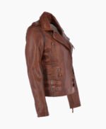 Women's Leather Jacket Tan Muncie
