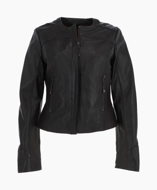 Women's Leather Jacket Brown Norton
