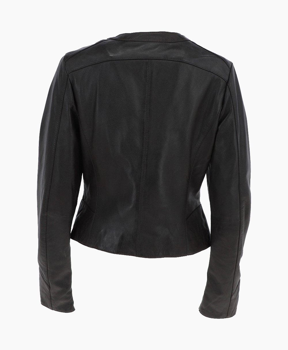 Women's Leather Jacket Brown Norton Women's Leather Jacket Brown Norton