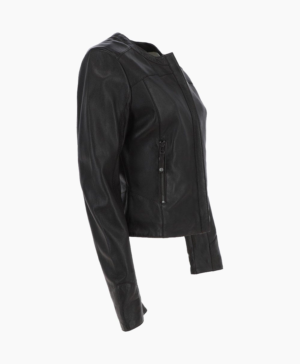 Women's Leather Jacket Brown Norton Women's Leather Jacket Brown Norton