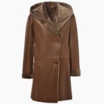Women's Sheepskin Coat Brown Lawrence