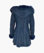 Women's Sheepskin Coat Royal Blue Chelsea