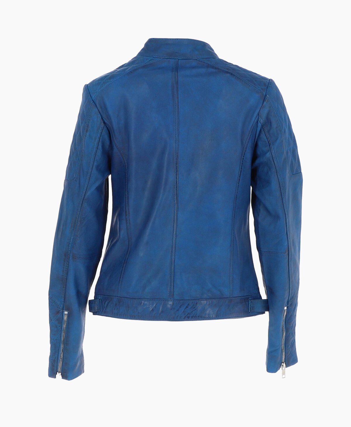 Women's Leather Jacket Blue Malibu Women's Leather Jacket Blue Malibu