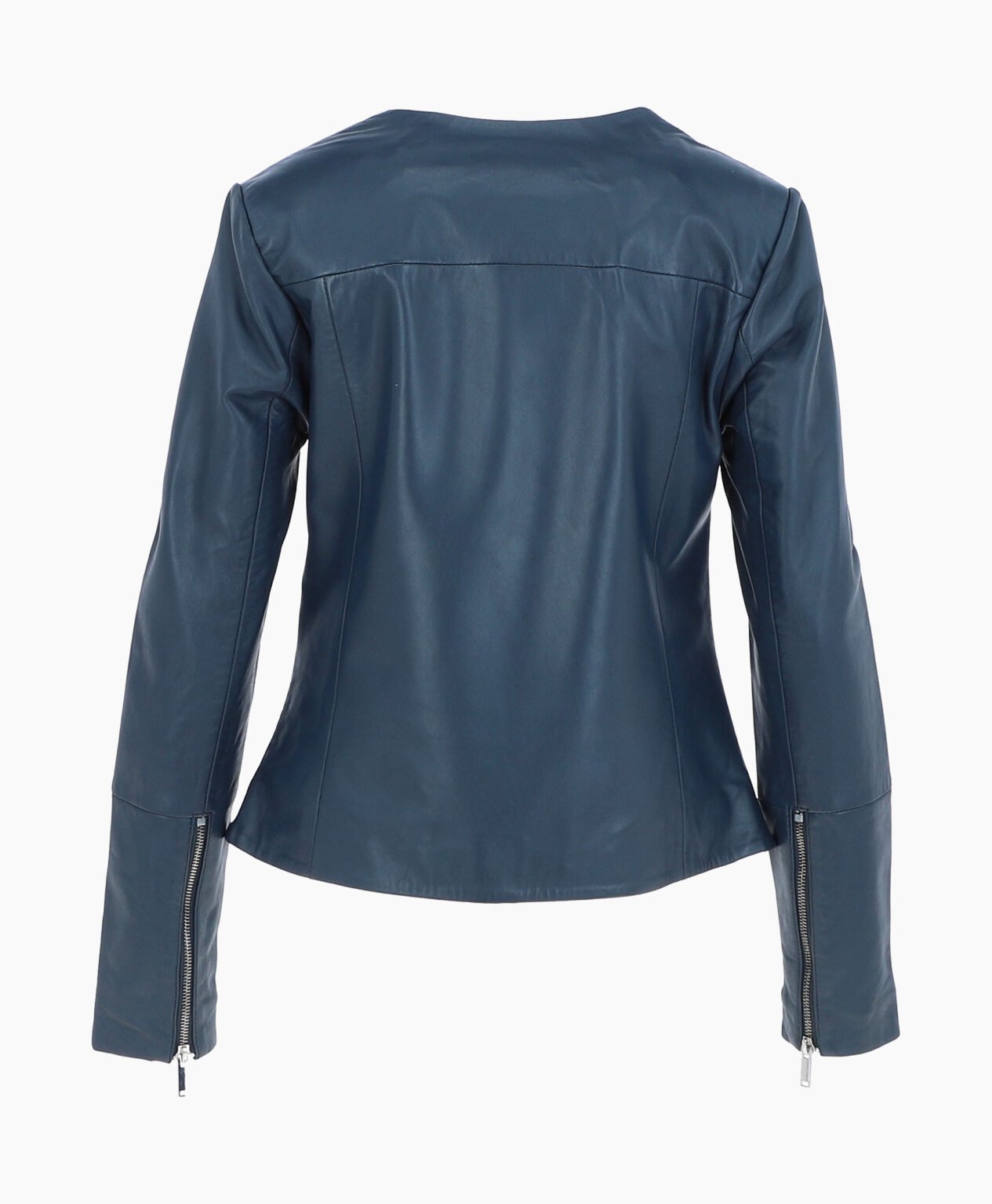 Leather Fashion Jacket Navy Elizabeth