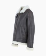 Men's Sheepskin Flying Jacket Brown Sioux