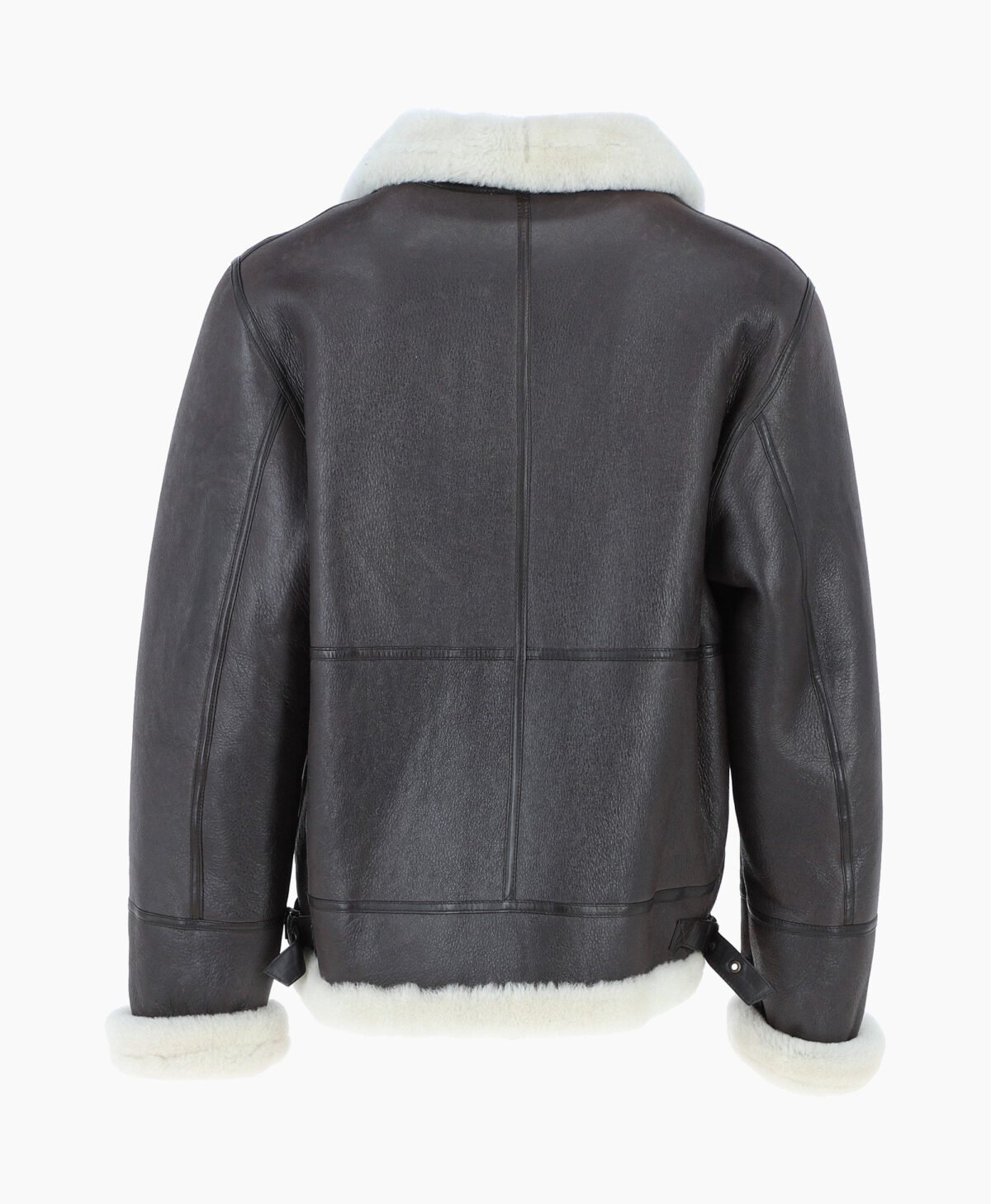 Men's Sheepskin Flying Jacket Brown Sioux