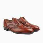 Allerdale Oxford Orange Tan Leather Shoes