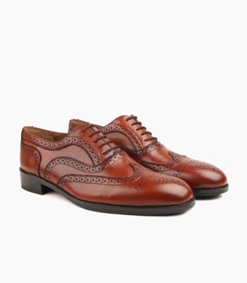 Allerdale Oxford Orange Tan Leather Shoes