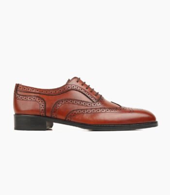 Allerdale Oxford Orange Tan Leather Shoes