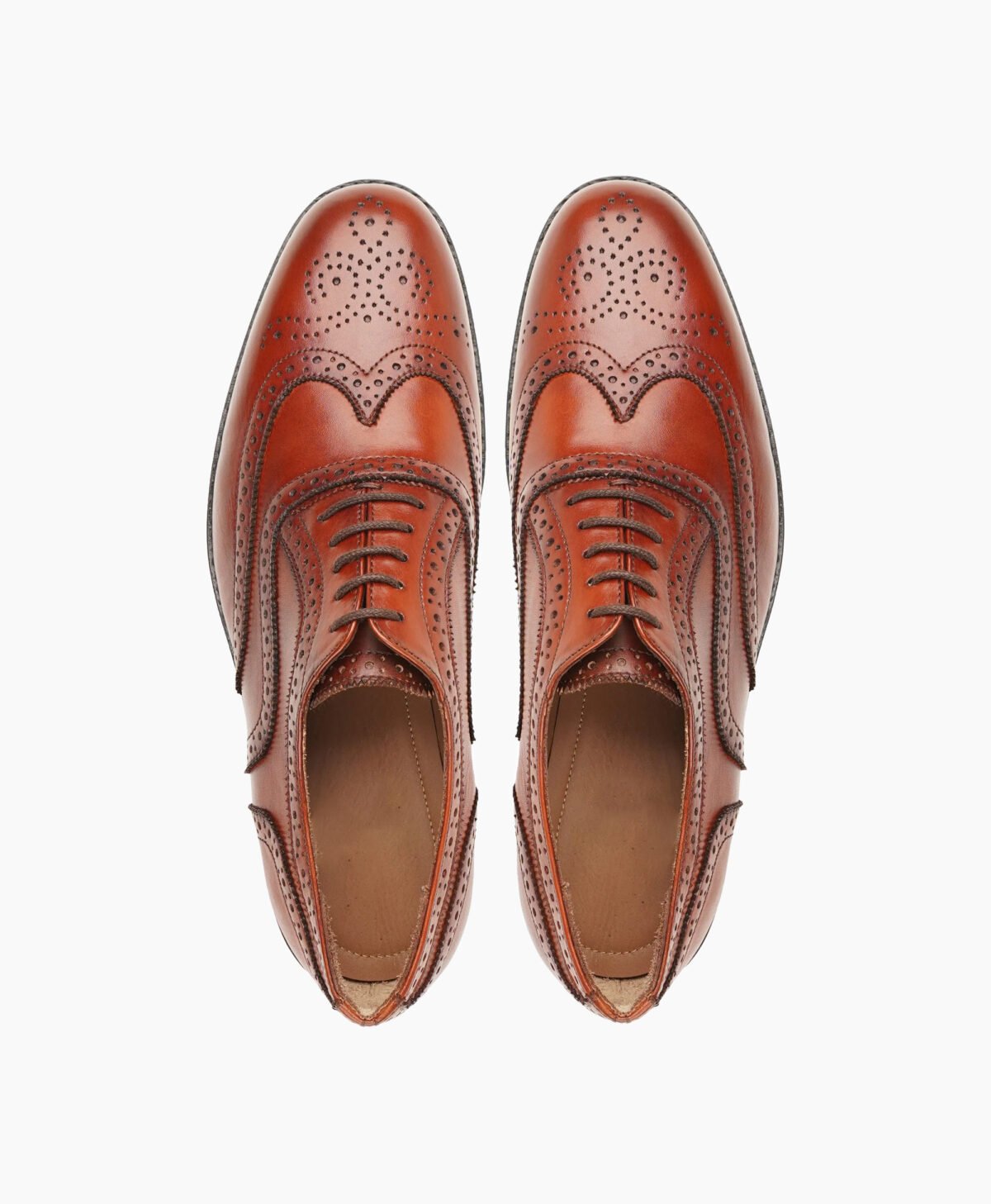 Allerdale Oxford Orange Tan Leather Shoes