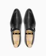 Ashburton Single Monkstrap Black Leather Shoes