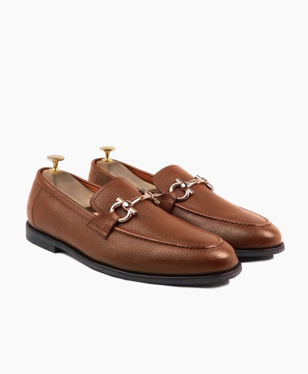 Axminster Tan Leather Loafers