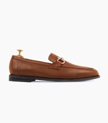 Axminster Tan Leather Loafers