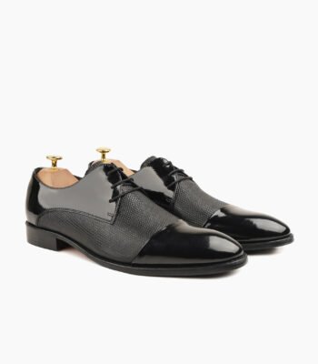 Belper Derby Black Patent Leather Shoes