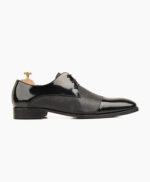 Belper Derby Black Patent Leather Shoes