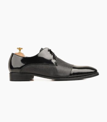 Belper Derby Black Patent Leather Shoes