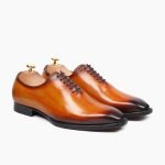 Bideford Wholecut Burnish Tan Leather Shoes