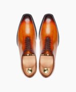Bideford Wholecut Burnish Tan Leather Shoes