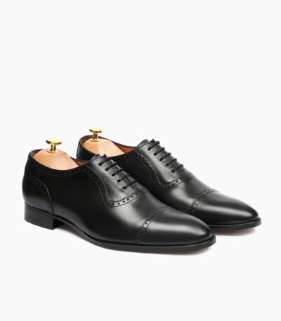 Bodmin Oxford Black Leather Shoes