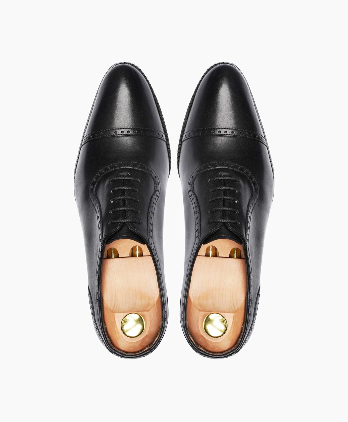 Bodmin Oxford Black Leather Shoes