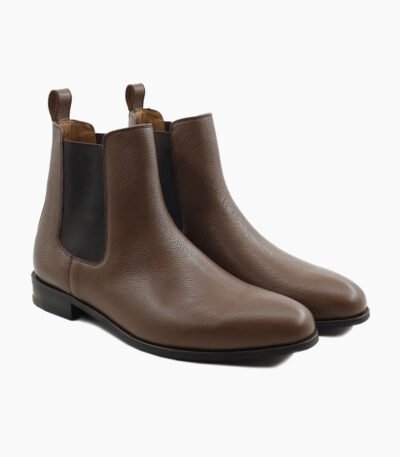 Carlisle Chelsea Brown Leather Boot