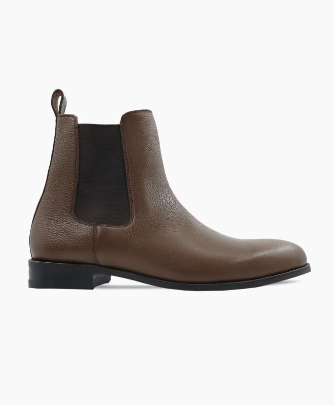 Carlisle Chelsea Brown Leather Boot