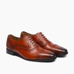 Chester Oxford Tan Brown Leather Shoes
