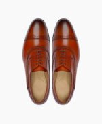 Chester Oxford Tan Brown Leather Shoes